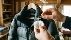 Două picături pe un tampon de vată sunt suficiente pentru ca jacheta ta să arate ca nouă: nu mai e nevoie să o speli la mașină.