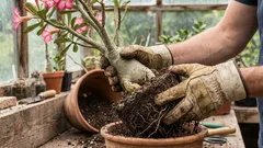 De ce trebuie să scoatem periodic plantele Adenium din ghiveci? 5 semne și instrucțiuni clare.